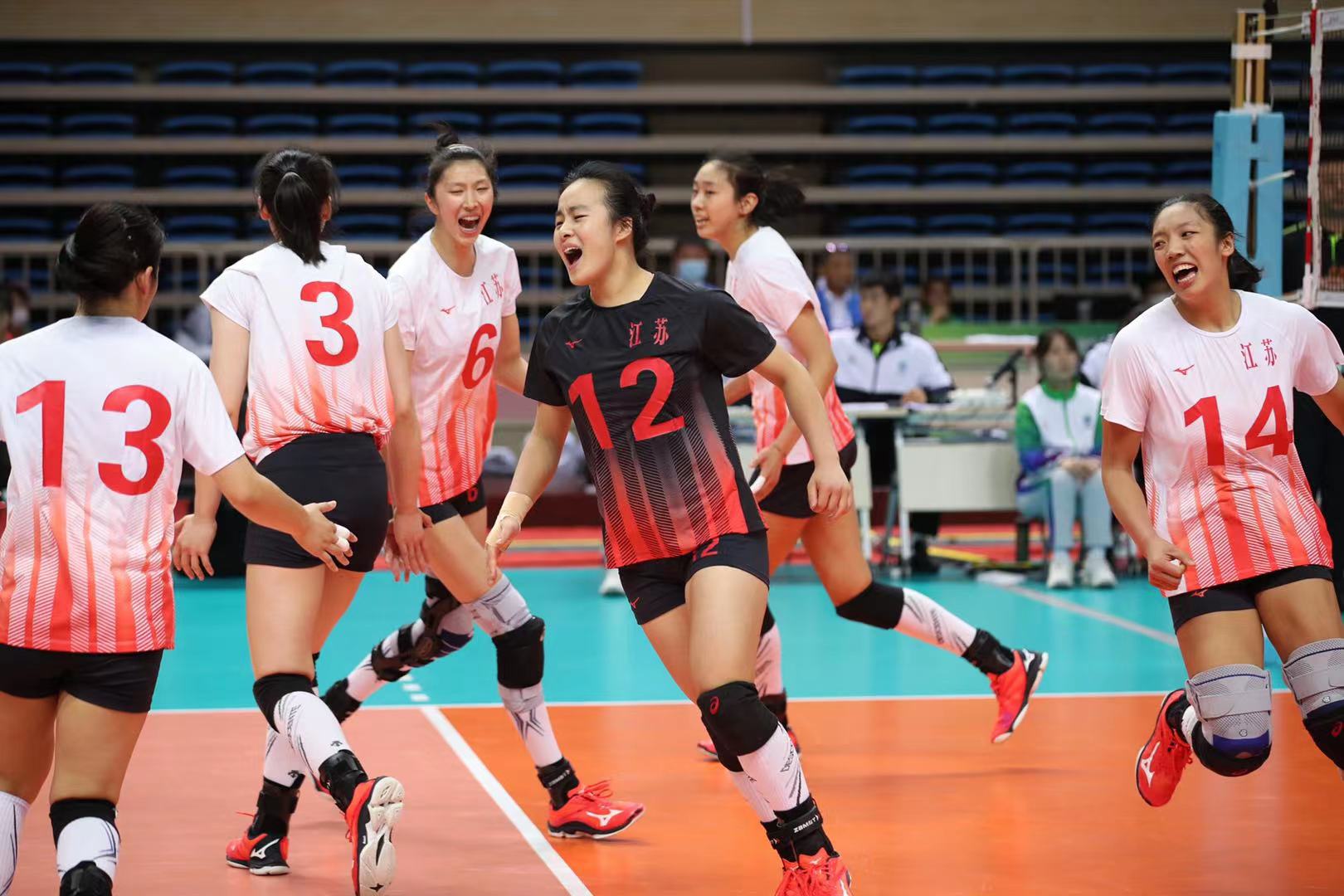 全运会排球女子19岁以下组决赛江苏队夺冠