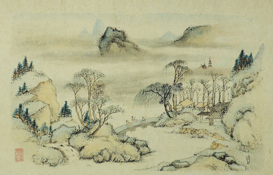 《金陵八景图·乌衣夕照》