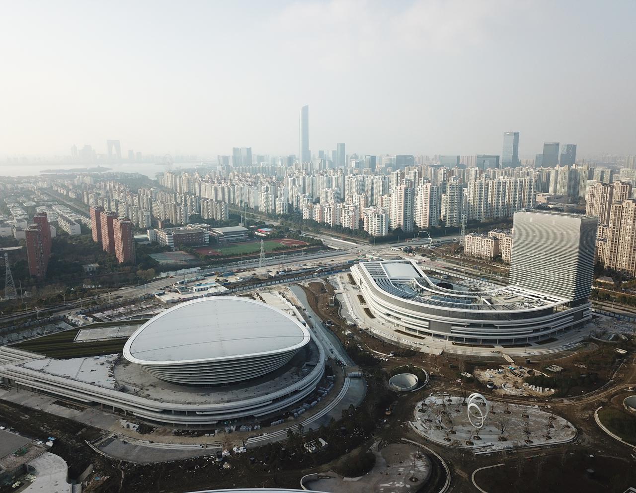 苏州奥体中心,图片源自:视觉中国