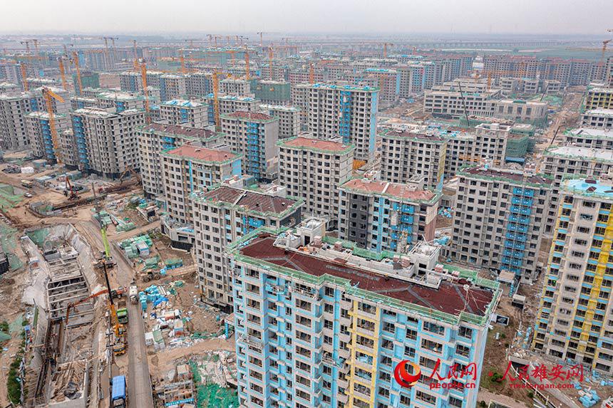 组图200多栋安置房拔地而起直击雄安雄东片区建设现场