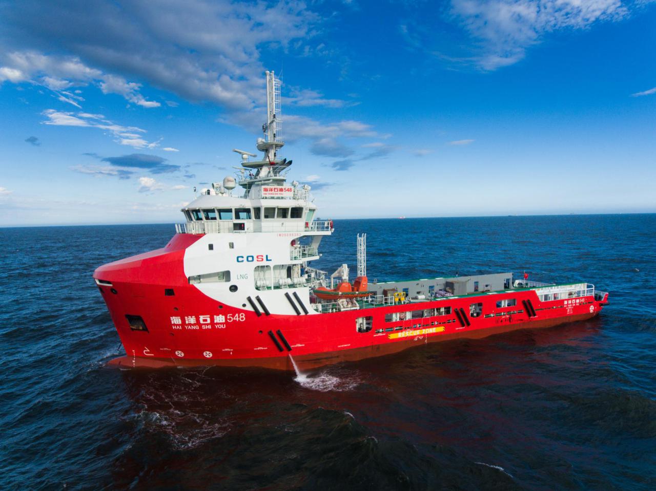 此次交付的两艘lng动力守护船主要服务于海上石油和天然气的勘测,开采