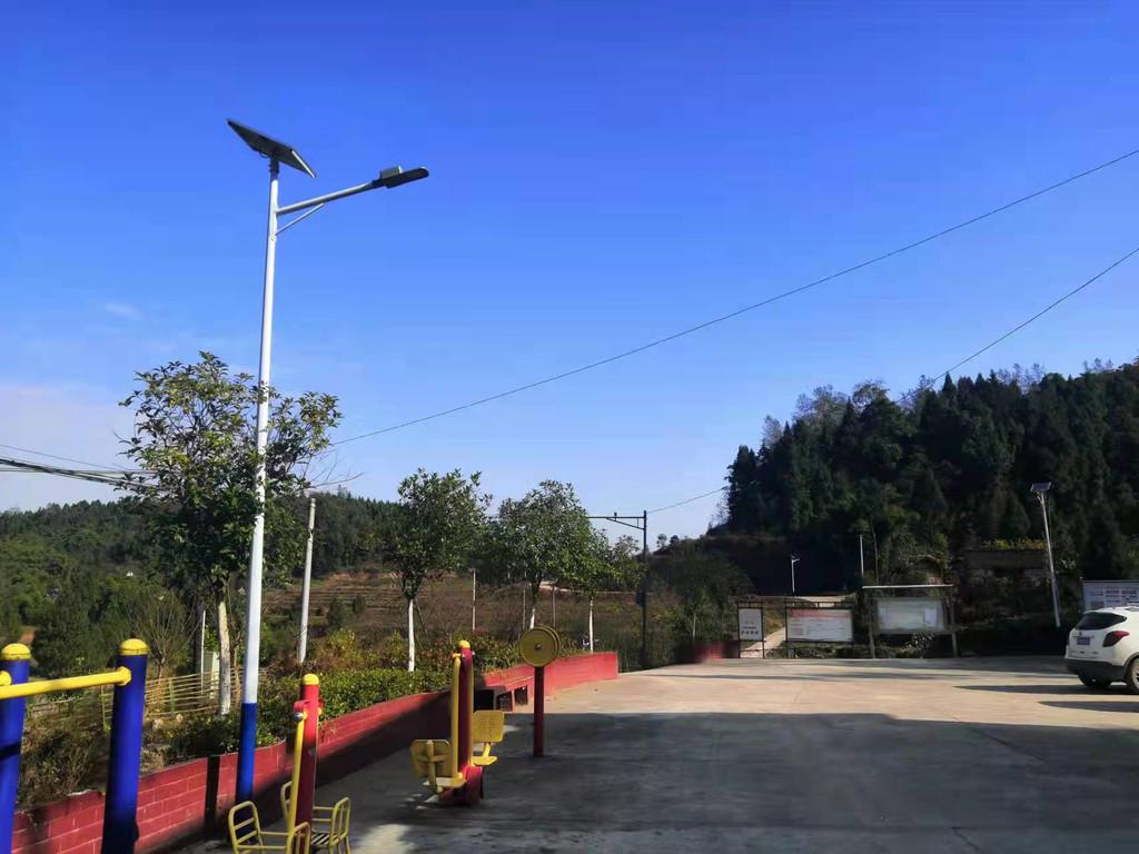 亮了岳池县为全县148个村安装路灯